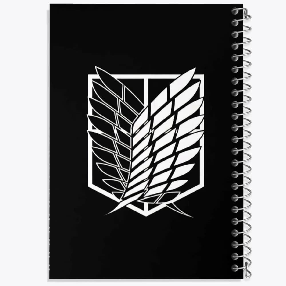 دفتر مشق 100 برگ خندالو طرح انیمه اتک آن تایتان Attack on Titan کد 4851