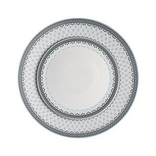 سرویس چینی 28 پارچه غذاخوری ویلیج آبی