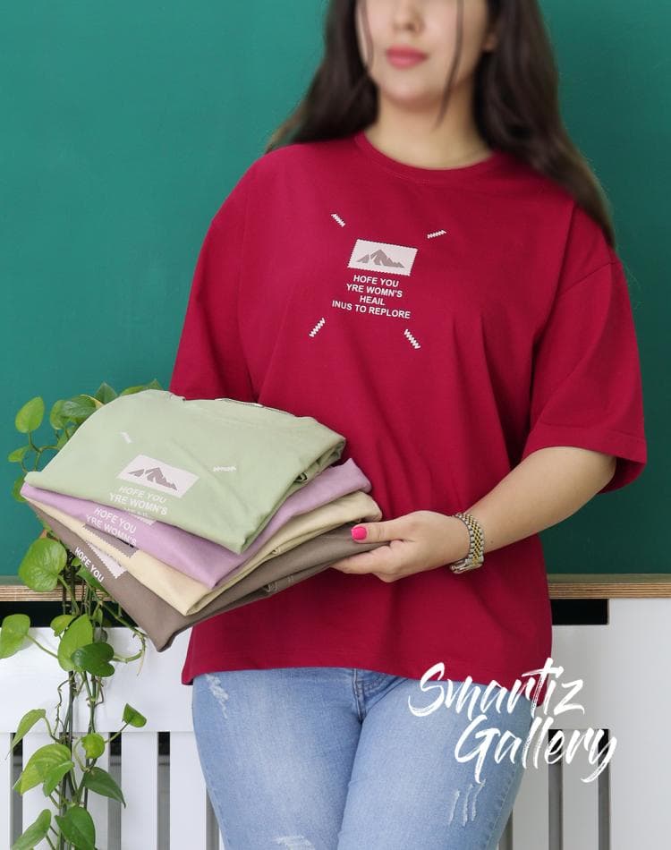 تیشرت آستین پاکتی کوه