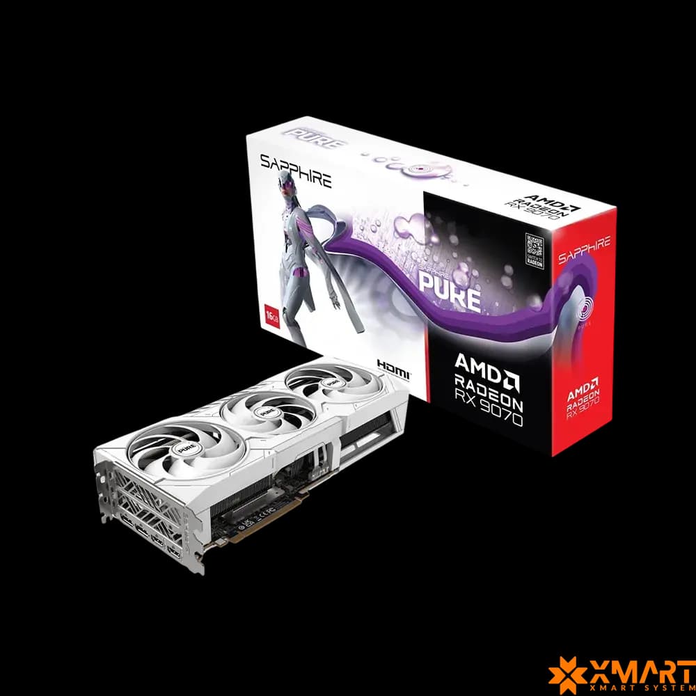 کارت گرافیک سافایر مدل PURE AMD Radeon RX 9070 OC Edition 16GB