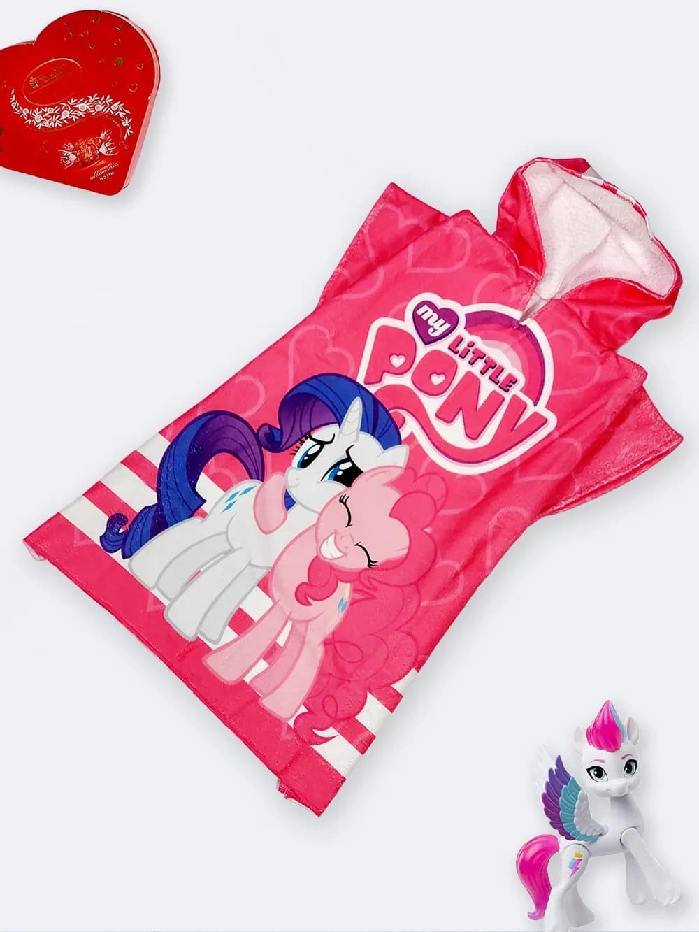 حوله استخری تن پوش بچه گانه ، نونهال و نوجوان دخترانه طرح کارتون اسب تک شاخ