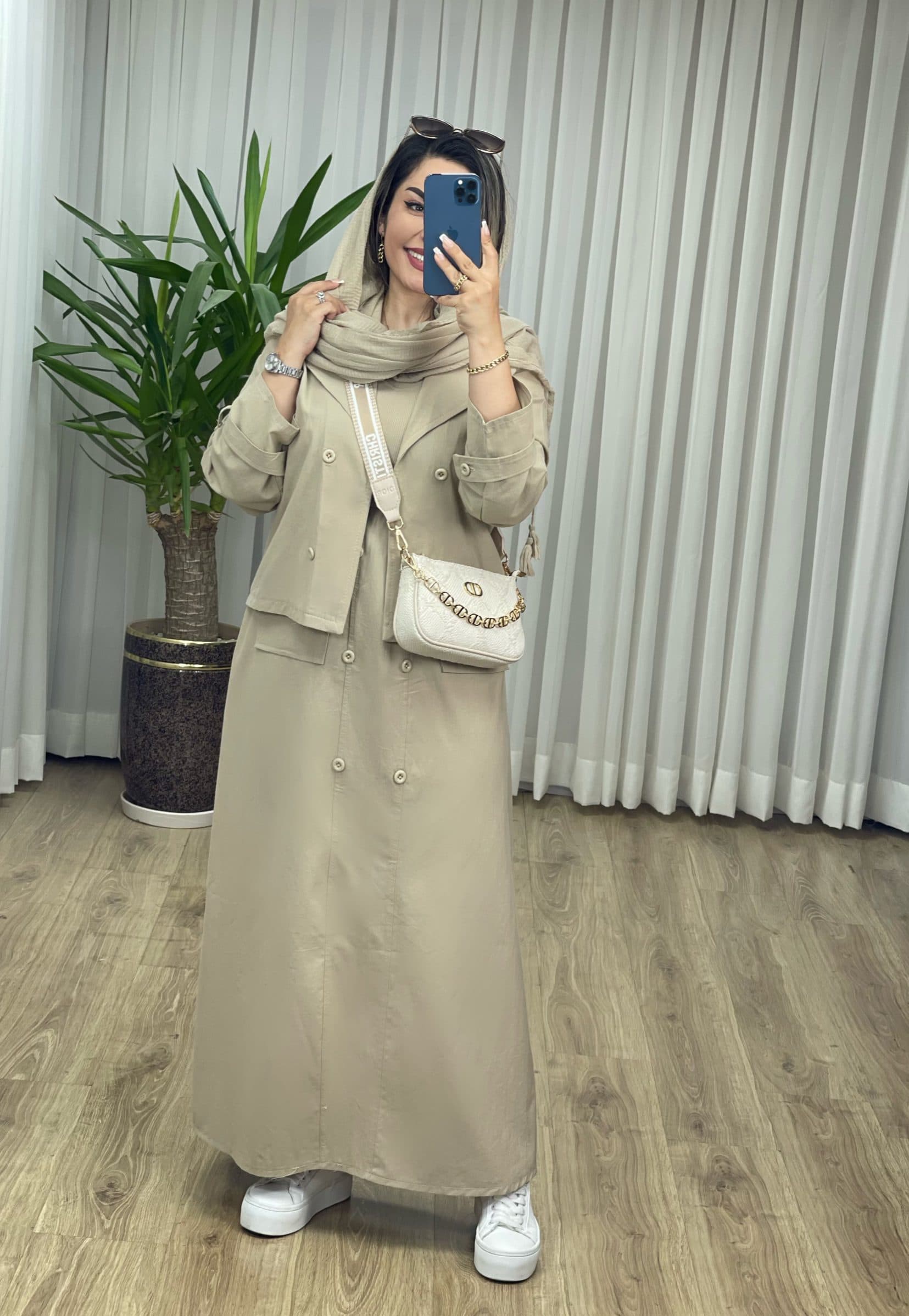 ست کت و دامن لینن کد 2167