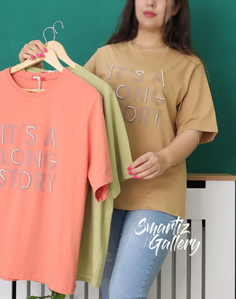 تیشرت چاپ و مروارید