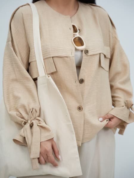 شومیز مچ کمر بندی ایپک کد6101