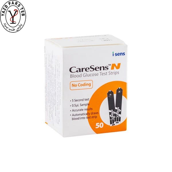 نوار تست قند خون کرسنس بسته ۵۰ ععدی