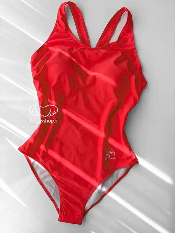 مایو یکسره زنانه بادی فرم دهنده قرمز کد 27190