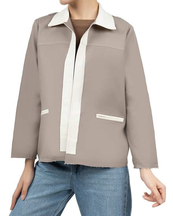 مانتو کتی زنانه نسکافه ای سرژه Serge کد 216645