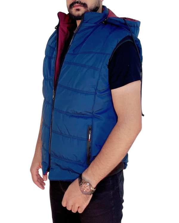 پافر مردانه دورو ضد آب سرمه ای زرشکی دیورسو Diverso کد 4676