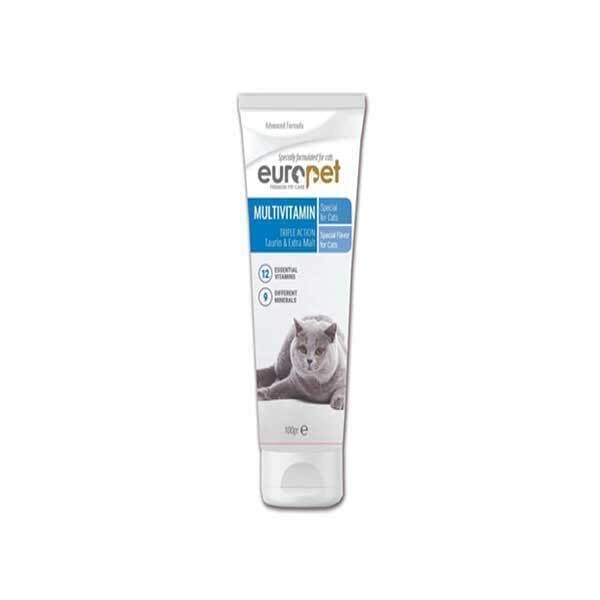 خمیر مولتی ویتامین گربه یوروپت وزن 100 گرم