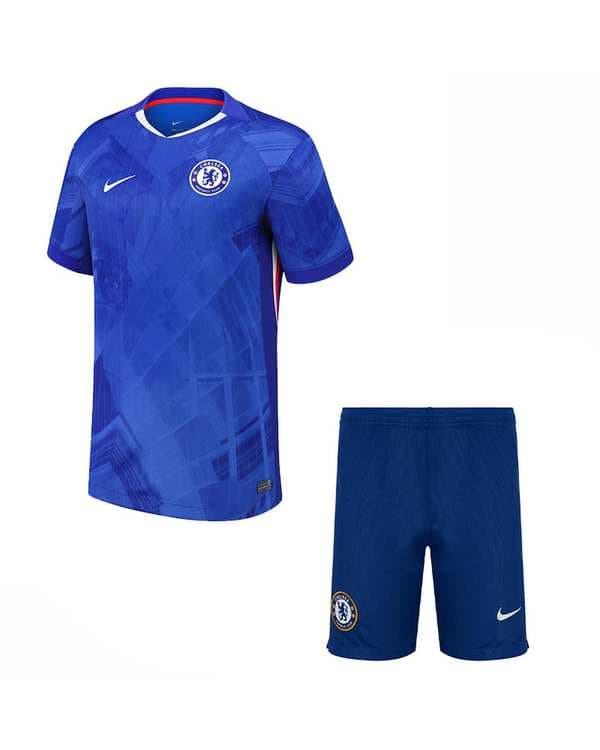 ست تی شرت و شلوارک ورزشی مردانه آبی پانیل Panil مدل چلسی Home 2026