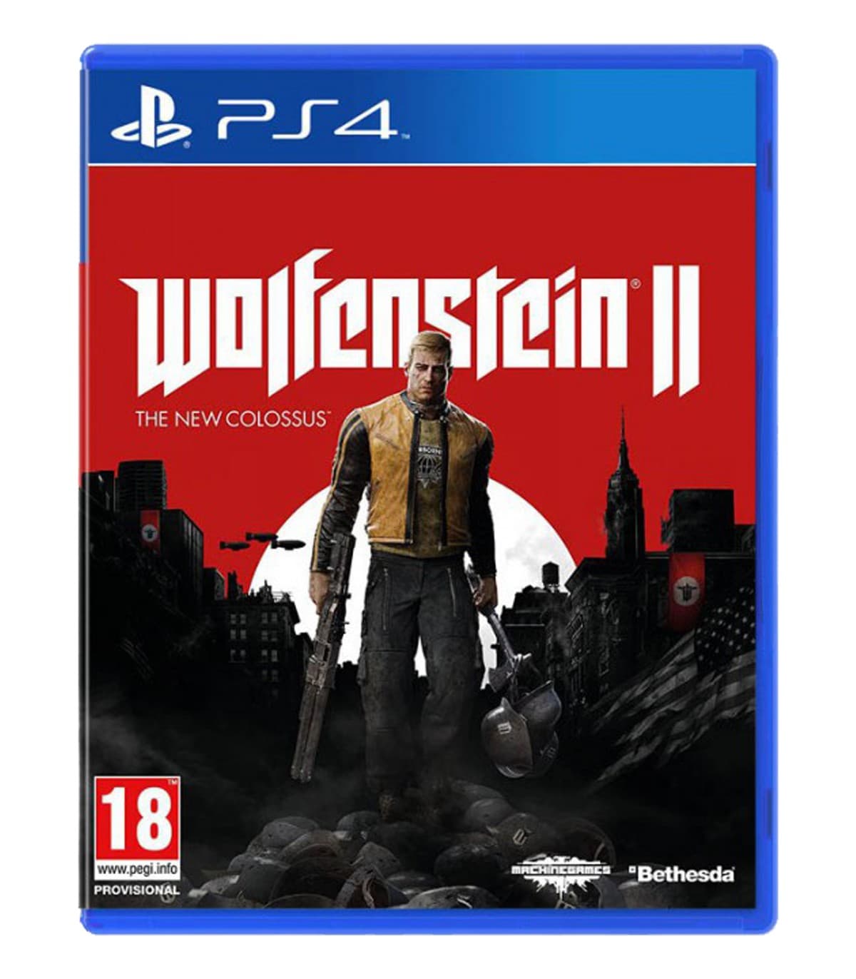 دیسک بازی Wolfenstein 2 The New Colossus Deluxe Edition (کارکرده)