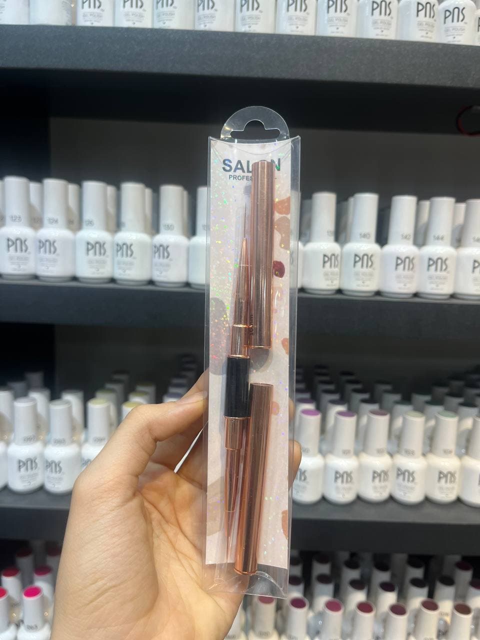 قلم طراحی ناخن 15 میل و 10 میل دو طرفه سالن Salon