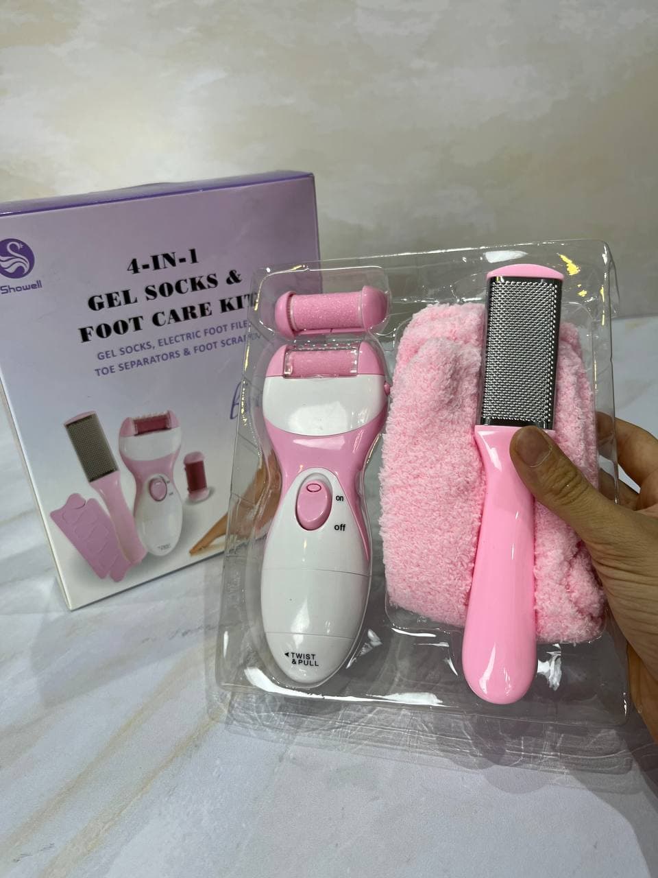 پک 4 کاره سوهان دستی و باتری خور بیوتی Beauty