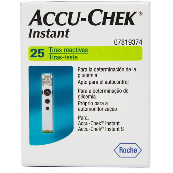 نوار تست قند خون اکیوچک اینستنت 50 عددی | حداقل میزان خون برای اندازه گیری