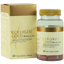 کلاژن گلد و بیوتین و ویتامین سی آدریان