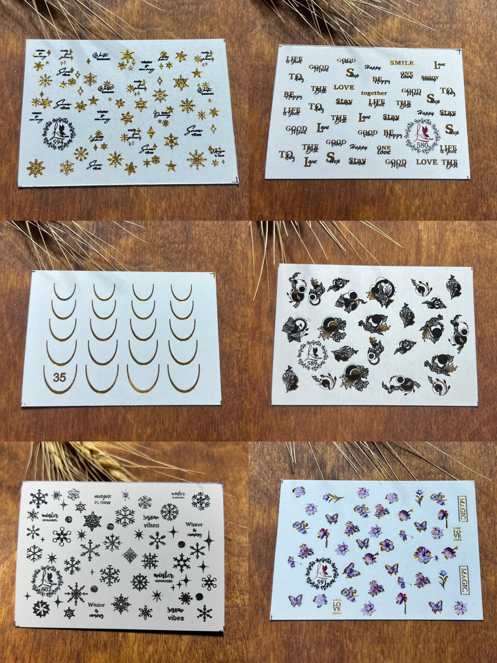 لنز طراحی ناخن متالیک دونه ای یک بعدی