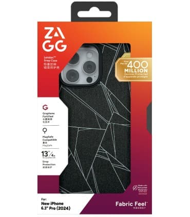 قاب مگ‌سیف آیفون زگ مدل ZAGG London Snap Case مناسب برای آیفون ۱۶ پرو