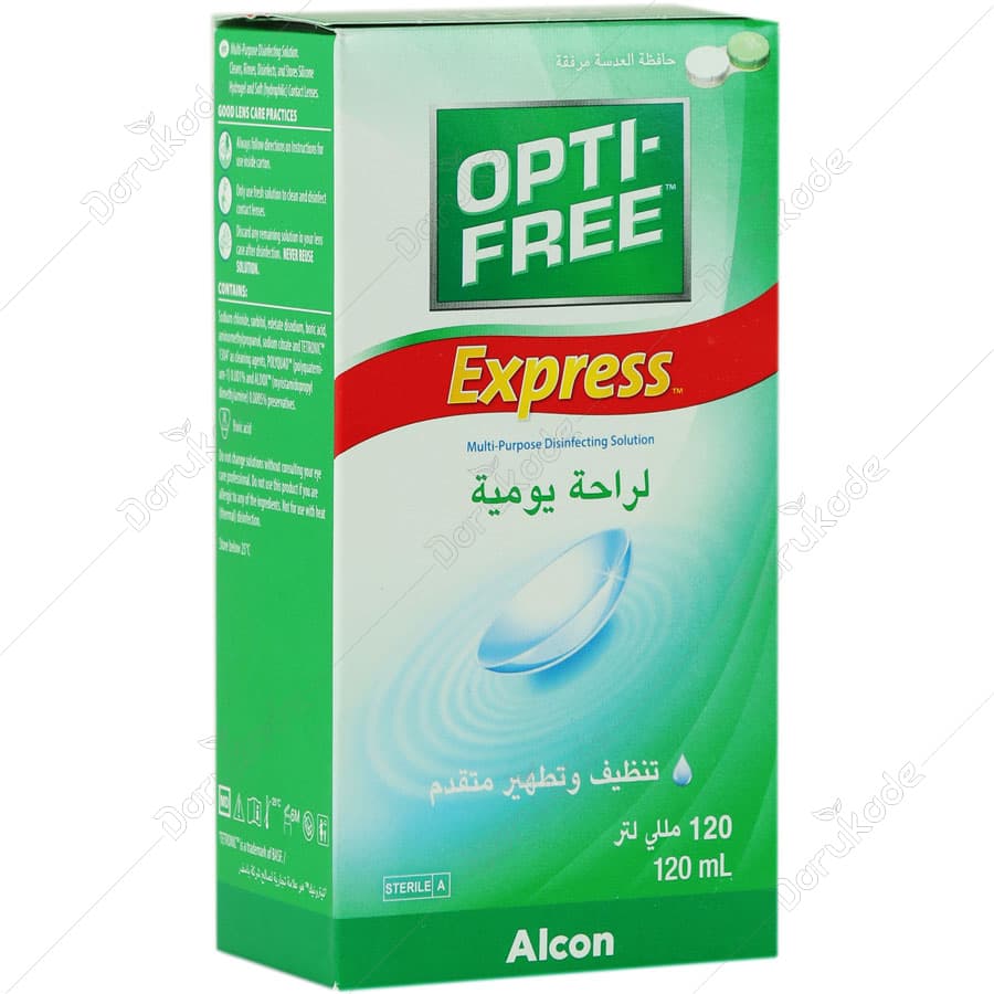 محلول شستشوی لنز تماسی اپتی فری آلکون