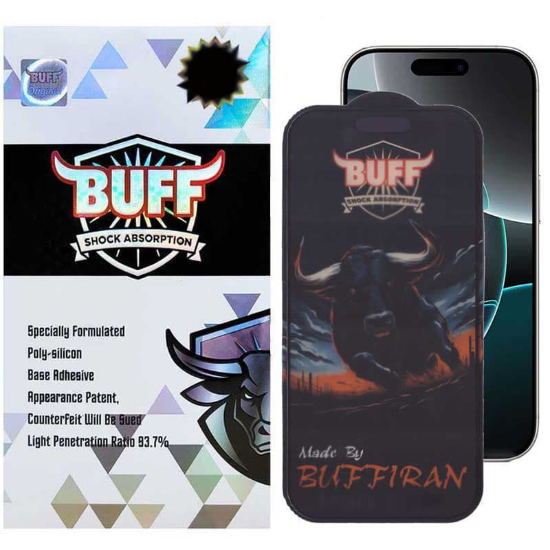 گلس گوشی اپل iPhone 16 Pro بوف مدل BullRun Matte Pro-G