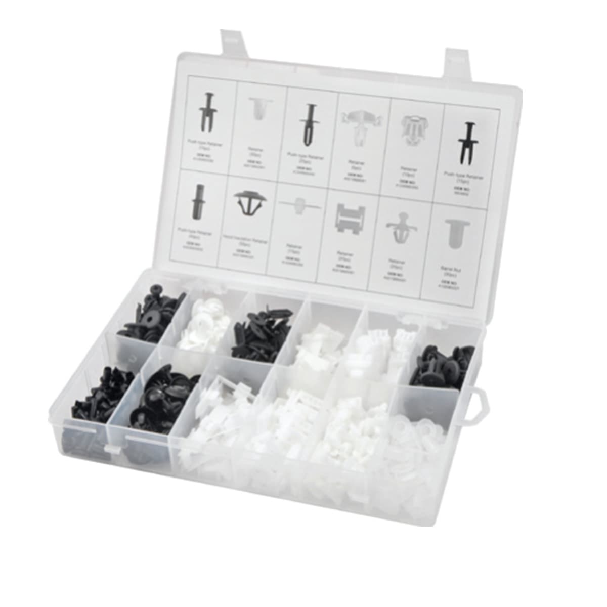 کیت 270 عددی انواع خار پلاستیکی برای بنز LK کد Z0231