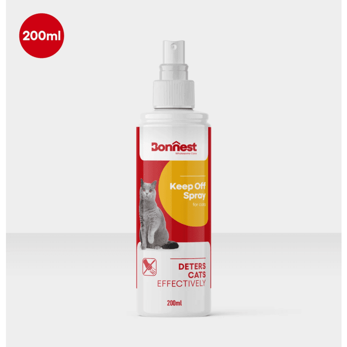 اسپری بازدارنده گربه بونست با رایحه لیمو شیرین حجم 200 میلی لیتر