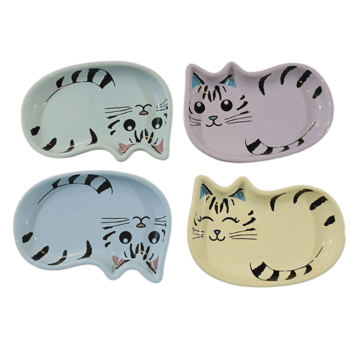 ظرف کنسروخوری سرامیکی گربه