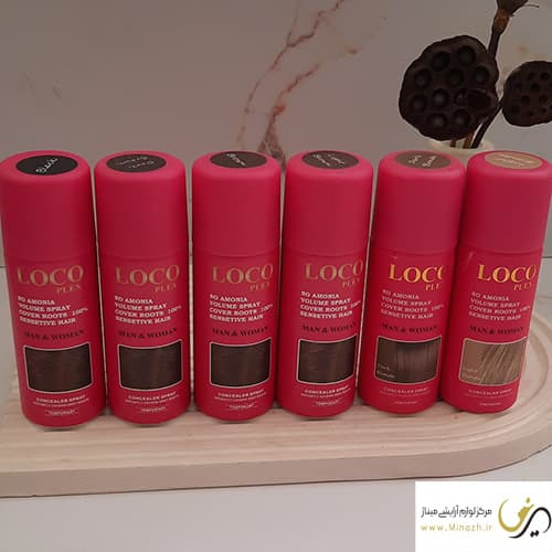 اسپری کانسیلر ریشه مو برند لوکو پلکس LOCO PLEX Hair Concealer