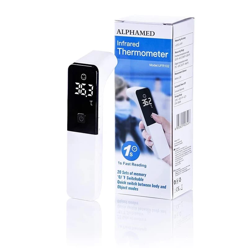 تب سنج دیجیتال گوش و پیشانی آلفامد 102