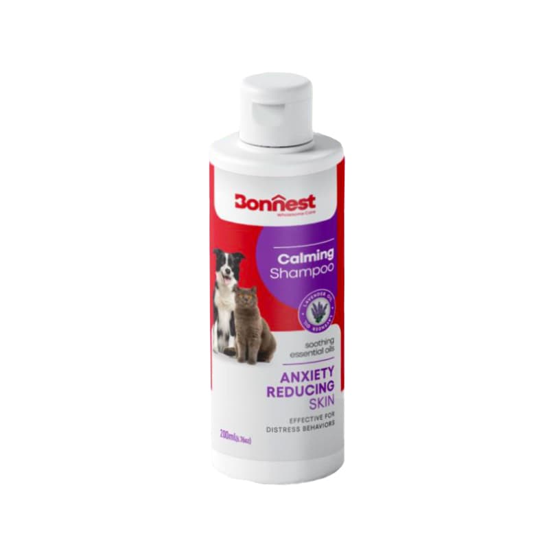 شامپو آرامش بخش سگ و گربه بونست با رایحه اسطوخودوس حجم 200 میلی لیتر