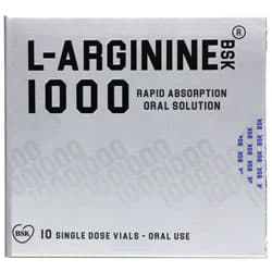 ال آرژینین مایع خوراکی 1000-10 میل 10 عددی بی اس کی