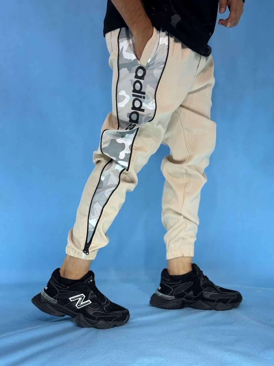 شلوار اساس بنگال کش بغل زیپ چرمی