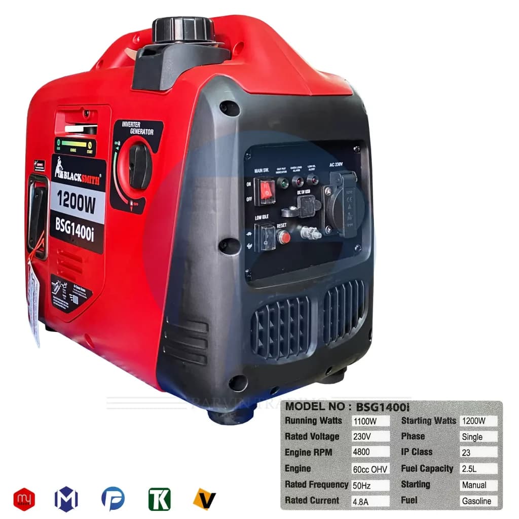 موتور برق سایلنت بلک اسمیت مدل BSG1400i