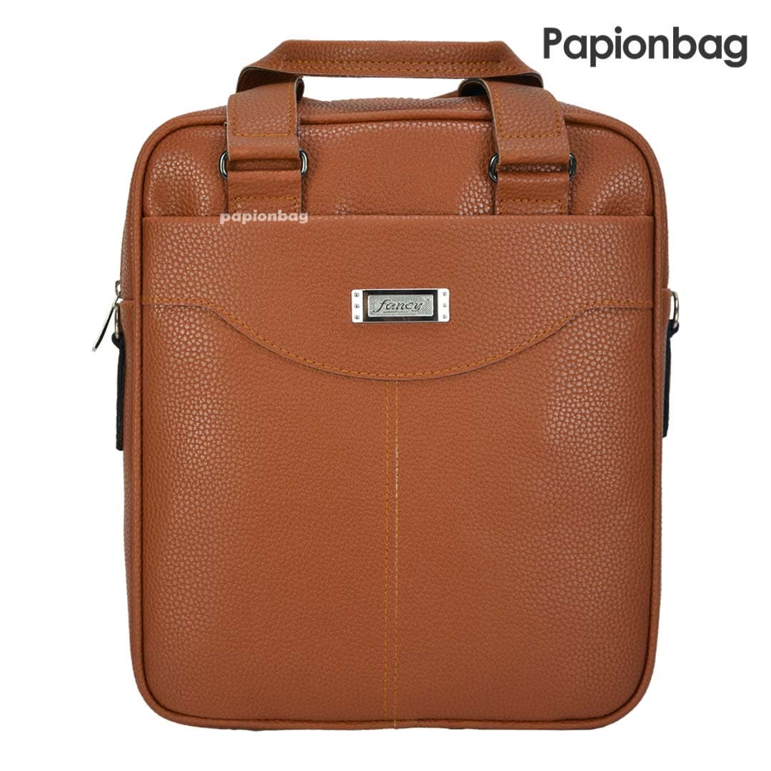 کیف اداری دانشجویی چرم اعلاء کد433 مغزی دوزی شده