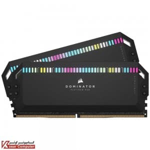 رم کورسیر 32 گیگابایت (2×16) دو کانال DDR5 5200 مدل Dominator Platinum RGB CL40
