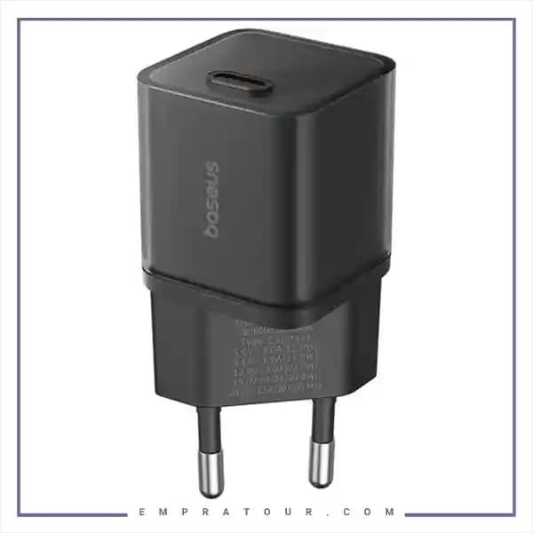 آداپتور دیواری 30 وات بیسوس Baseus GaN5S Fast Charger CCGAN30E5-S