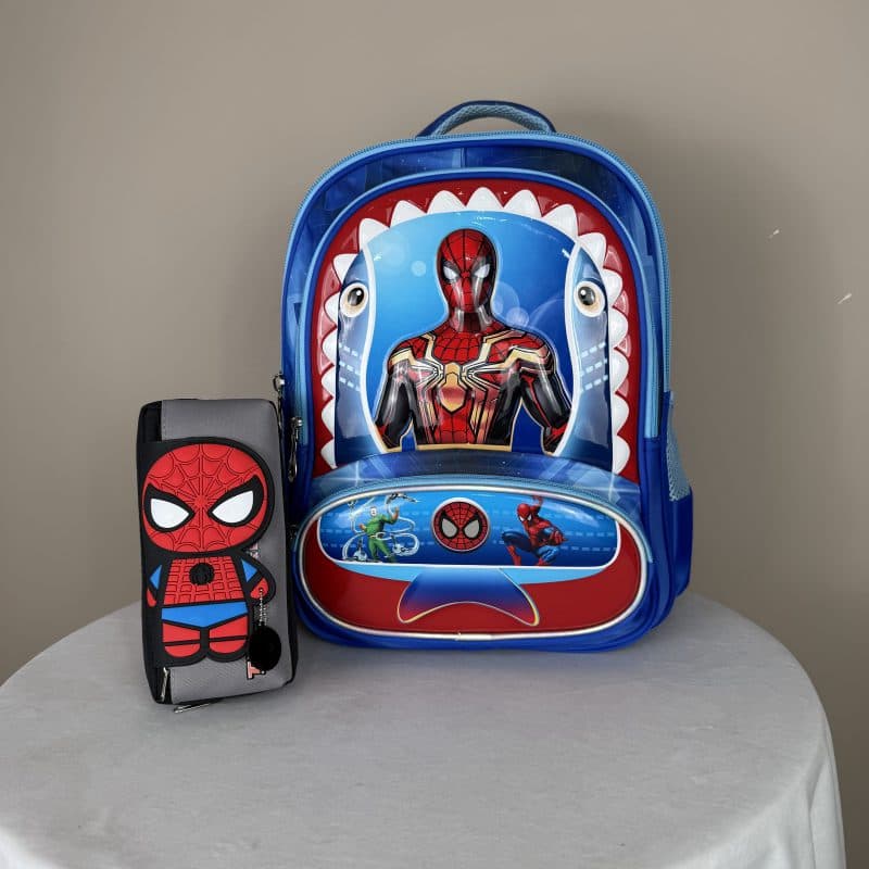 ست کیف مدرسه و جامدادی اسپایدرمن یا مرد عنکبوتی