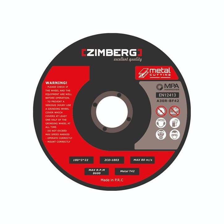 صفحه برش آهن 3*180 میلیمتر زیمبرگ مدل Z-1803