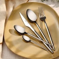 سرویس قاشق و چنگال 84 پارچه امسان Arven همراه با جعبه