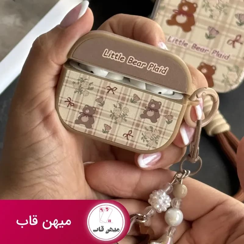 کاور ایرپاد خرس پاپیون استریپ + آویزست - کد (۱۱۶۹۳۵)
