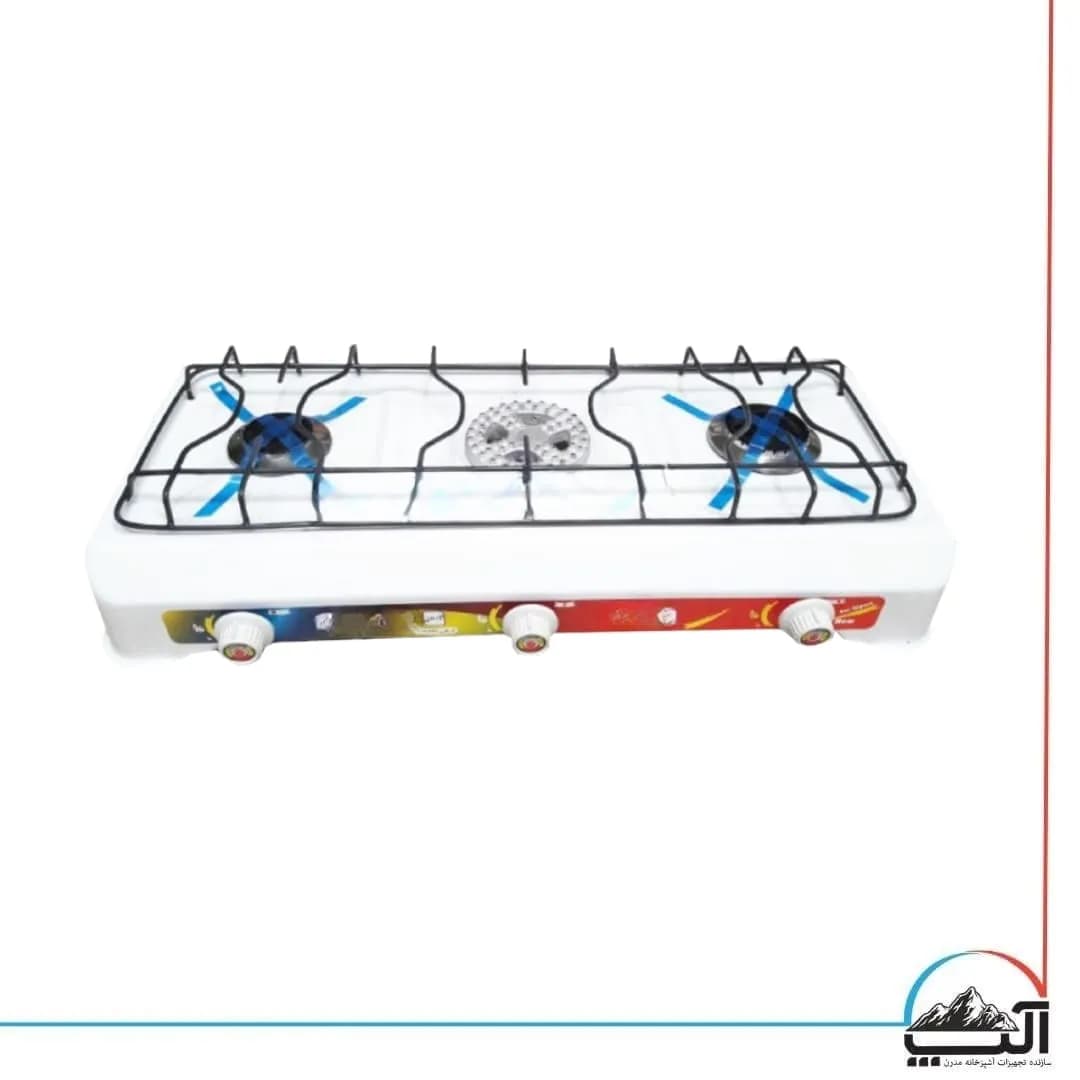اجاق گاز سه شعله لعابی رومیزی
