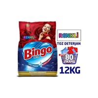 پودر ماشین لباسشویی بینگو ماتیک لباس‌های رنگی 12 کیلوگرم