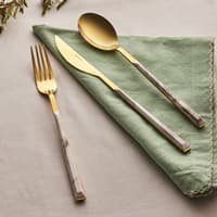 سرویس قاشق و چنگال 18 پارچه کاراجا Arete طلایی