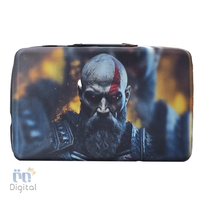 کیف حمل ۴ کاره مناسب برای کنسول PS5 Slim طرح God of War