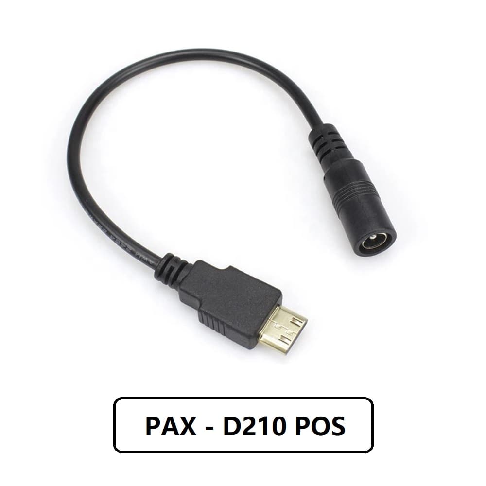 تبدیل شارژر دستگاه کارت‌خوان پکس PAX D210