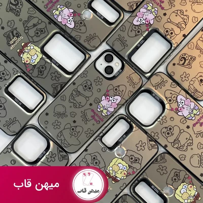 قاب گوشی پاتریک و باب اسفنجی so cool - کد (۱۱۵۷۱۱)