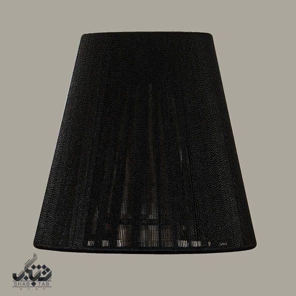 شید آباژور نخی رولامپی لوستری کد 1505 قطر 14 cm -سرپیچ E14