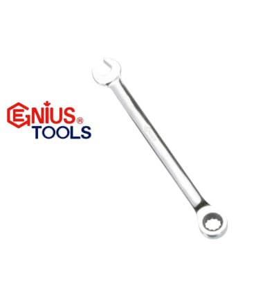 آچار بلند سایز 8 یکسر تخت و رینگی جغجغه ای جنیوس GENIUS مدل 768508