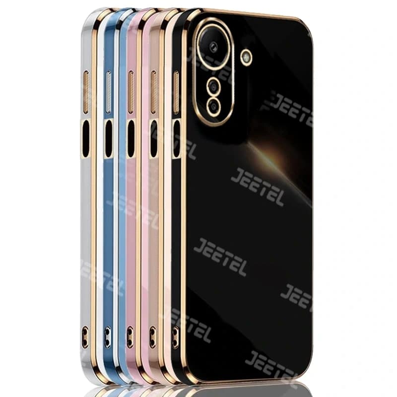 کاور مای کیس گلدلاین برای Xiaomi Redmi 13C / Poco C65 (الکتروپلیتینگ 6D اورجینال)