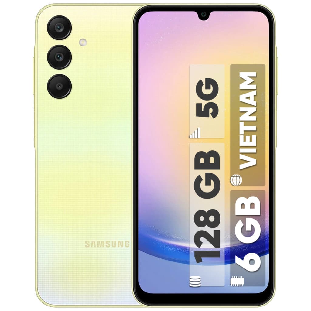 گوشی موبايل سامسونگ مدل Galaxy A25 5G ظرفیت 128 گیگابایت رم 6 گیگابایت – ویتنام