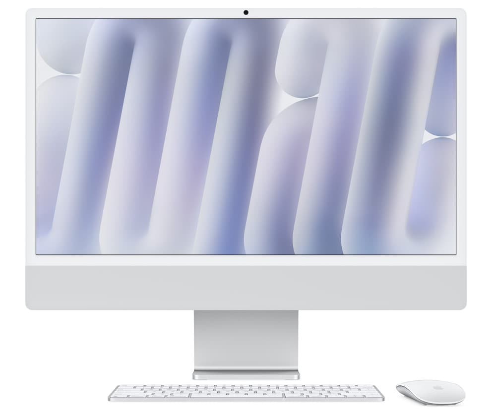 آل این وان 24 اینچی اپل مدل iMac MWUU3 2024 Silver